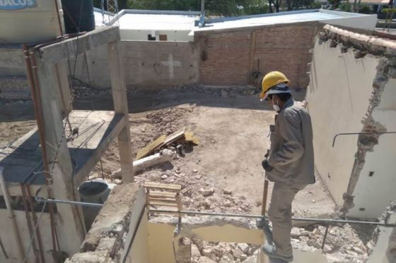 Obras de ampliación y refacción en el hospital de Angastaco