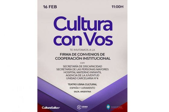 Se firman convenios para la inclusión y el acceso a la cultura