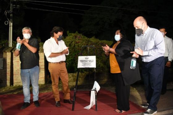 El gobernador Sáenz inauguró la nueva iluminación en la RP11, tramo Campo Santo-Betania