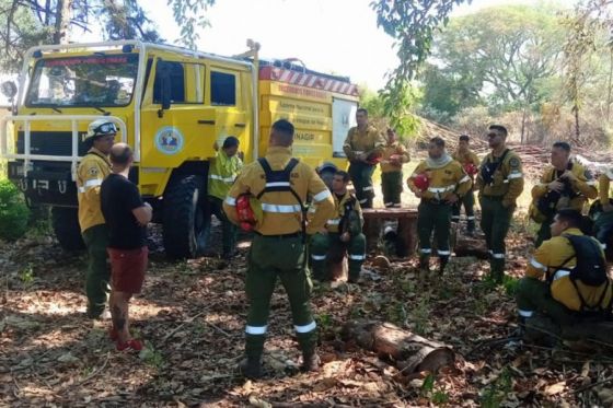 Continúa la cooperación de Salta en la sofocación de los incendios en Corrientes