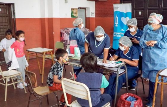 Está en marcha la estrategia de vacunación en las escuelas