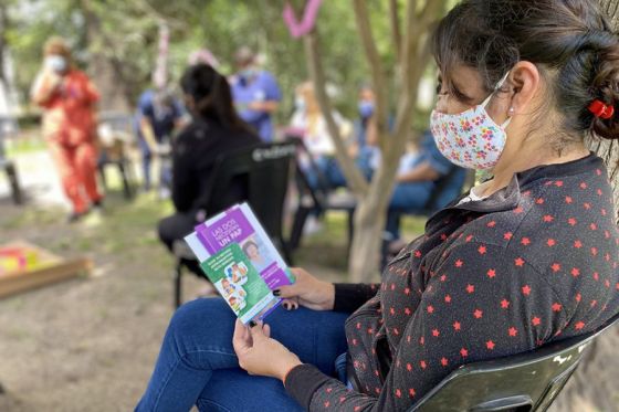 Jornada de salud para la mujer en villa San Lorenzo