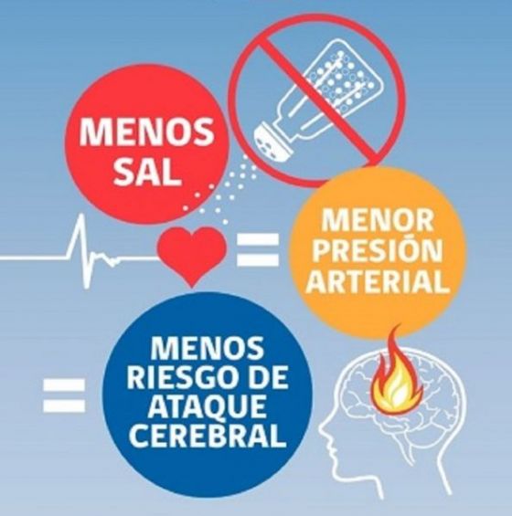 El consumo excesivo de sal es causa de varias enfermedades crónicas