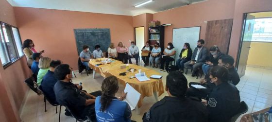 Trabajo multidisciplinario de seguridad en barrio Solidaridad