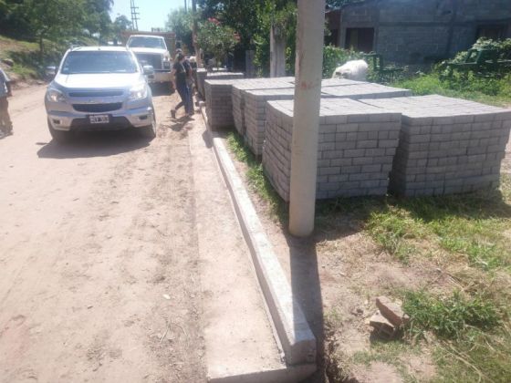 En El Jardín se pavimenta la avenida Belgrano