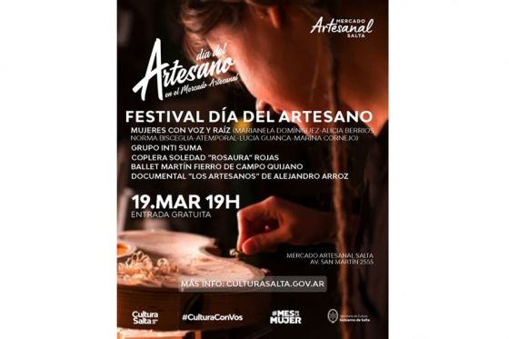 Festival día del artesano en el Mercado Artesanal