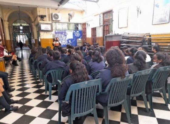 Estudiantes del Colegio Benjamin Zorrilla participaron del taller de “Grooming y Trata de Personas”