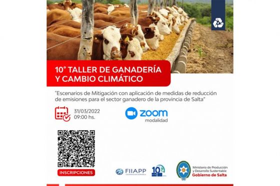 Se realizará el décimo taller de Ganadería y Cambio Climático