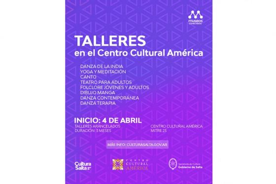 Inicia un ciclo de talleres en el Centro Cultural América