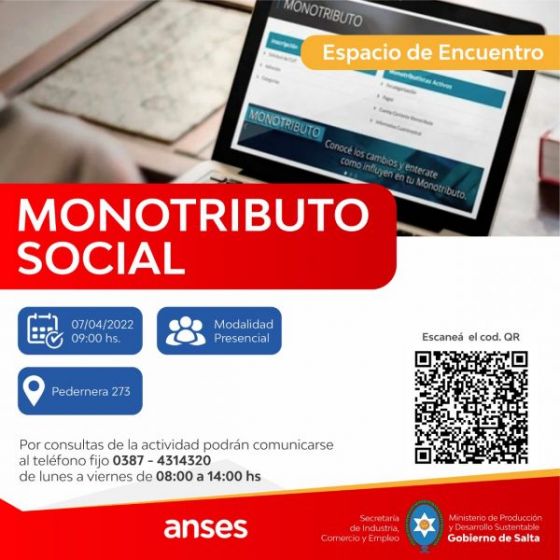 Monotributo Social: capacitarán y asesorarán a cooperativistas