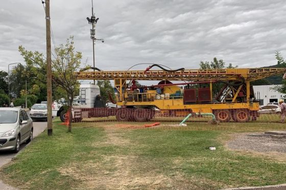 Comenzaron los trabajos de perforación para el segundo pozo de agua en Tres Cerritos