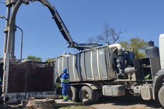 Aguas del Norte realiza trabajos preventivos en los sistemas de saneamiento