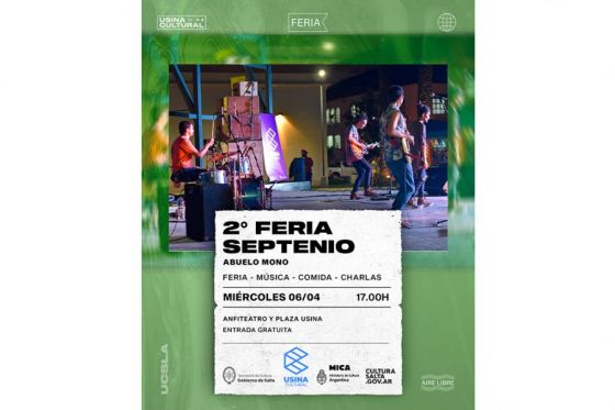 La Usina te propone ser parte de una nueva edición de la Feria Septenio