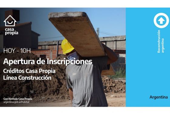 Salteños pueden inscribirse para acceder a créditos para la construcción de viviendas