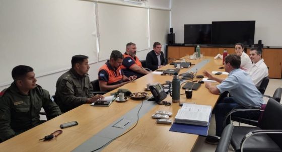 Provincia y Nación trabajan para la gestión de riesgos ante emergencias