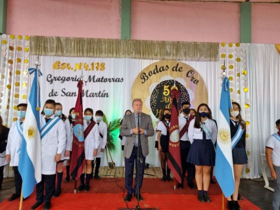 Celebraron el 50º aniversario de la Escuela Nº4178 de Apolinario Saravia