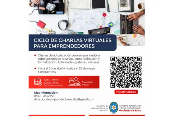 Emprendedores:  capacitación de manera virtual