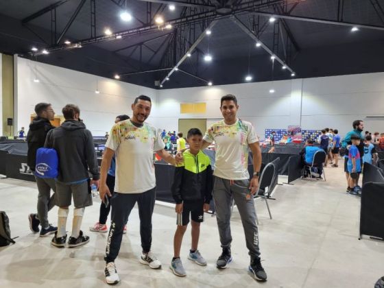 Destacada participación de Brian Ocampo en torneo de Tenis de Mesa