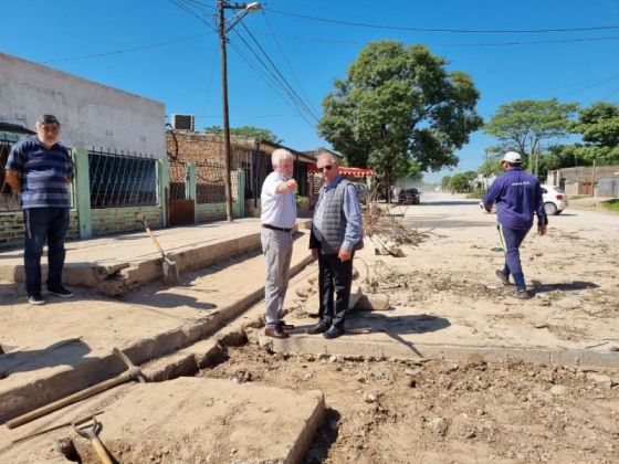 Marocco supervisó obras de infraestructura en Embarcación