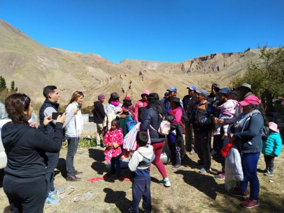 “Salta te Abriga” comenzó el recorrido por los municipios de Iruya, Nazareno y Santa Victoria Oeste