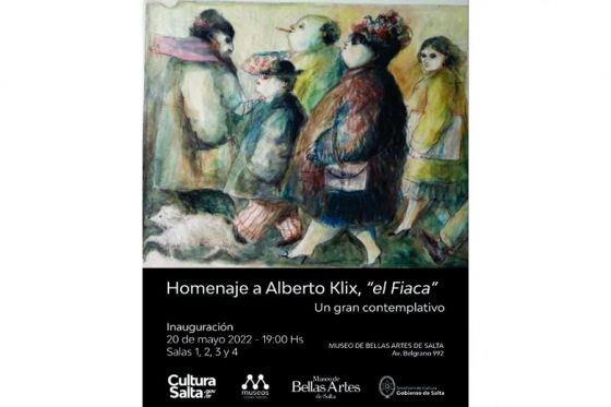 Inaugura la muestra “Homenaje a Alberto Klix, El Fiaca” en el Museo de Bellas Artes