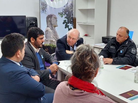 Reunión multisectorial sobre seguridad en La Caldera