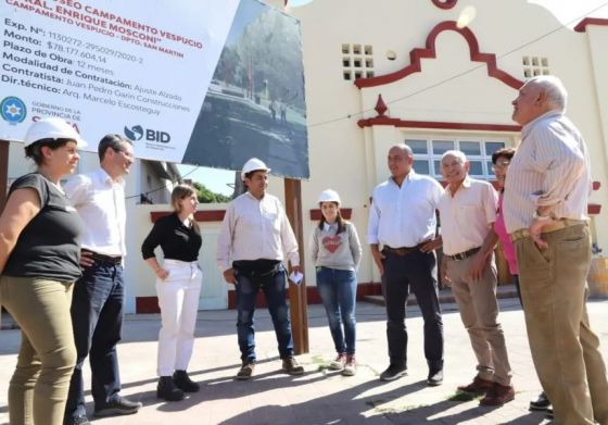 La obra Eco Museo de Campamento Vespucio tiene un 80% de avance