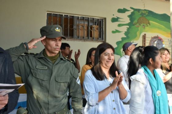 La ministra Vargas participó de los actos del 25 de Mayo y el 50° Aniversario de la Escuela N° 4171 “Cultura Nativa”