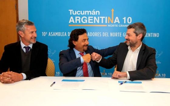 Sáenz firmó un convenio para la ejecución de obras en las pistas de atletismo de Cachi y Ciudad de Salta