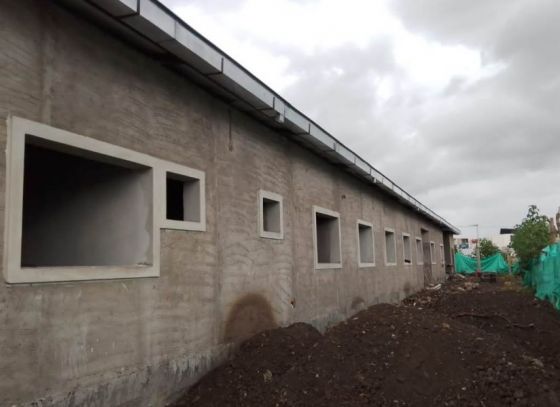 En barrio El Huaico avanza la construcción del centro de salud