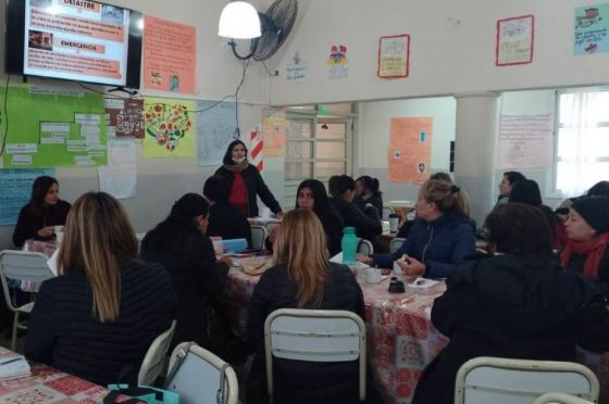 Capacitaron a docentes sobre Plan de Protección Escolar ante sismo