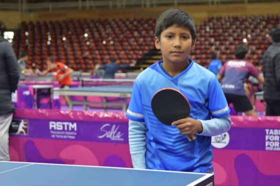 Jugador del Parque de la Familia participa del campeonato de tenis de mesa en Salta