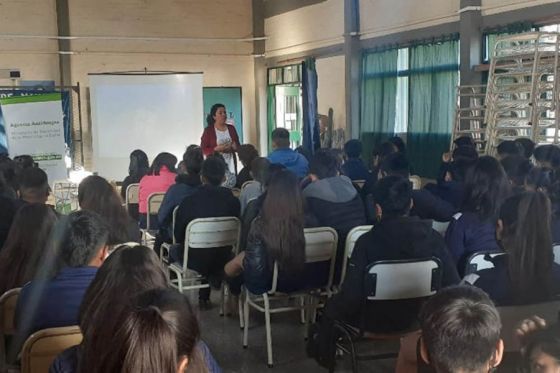 Estudiantes de La Viña fueron concientizados sobre los perjuicios que producen las drogas