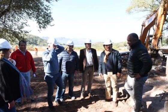 Sáenz supervisó el inicio de obras en el Dique Cabra Corral: “Es una deuda histórica con todos los salteños”