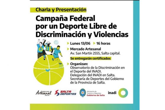 Campaña Federal por un Deporte Libre de Discriminación y Violencias