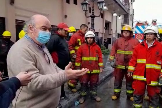 Destacaron el eficiente trabajo de los profesionales que sofocaron el incendio en calle Ituzaingó