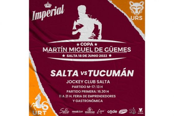 Rugby: Salta y Tucumán se enfrentan por la copa Martín Miguel de Güemes