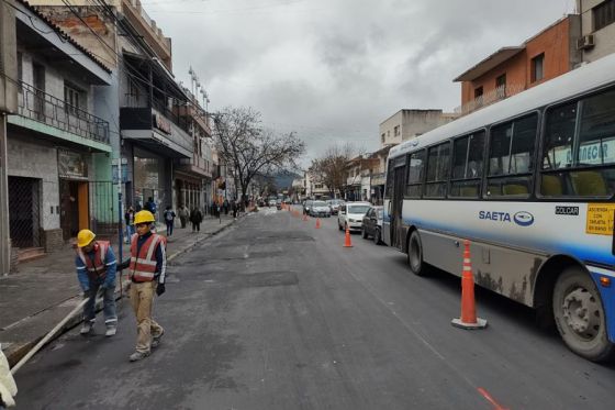 Cambios de recorrido en colectivos por obras en avenida San Martín