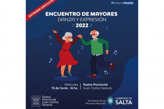 Mañana se realizará el Encuentro de Mayores Danza y Expresión - 2022