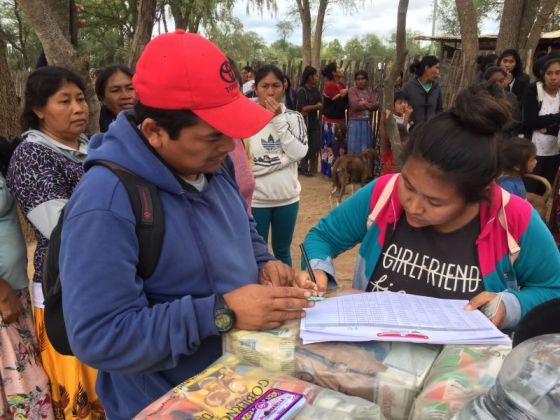 En Santa Victoria Este se completó la distribución de la primera ronda de módulos focalizados para comunidades originarias