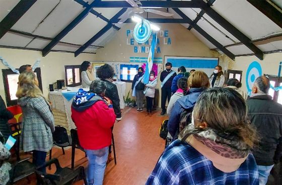 En el Centro Marq’ay los usuarios prometieron lealtad a la Bandera