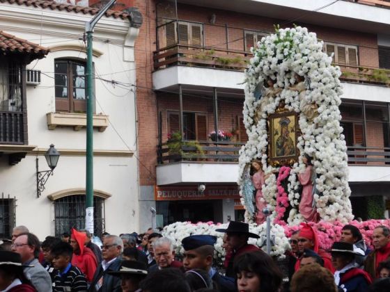 Desvíos de colectivos durante la procesión del Perpetuo Socorro