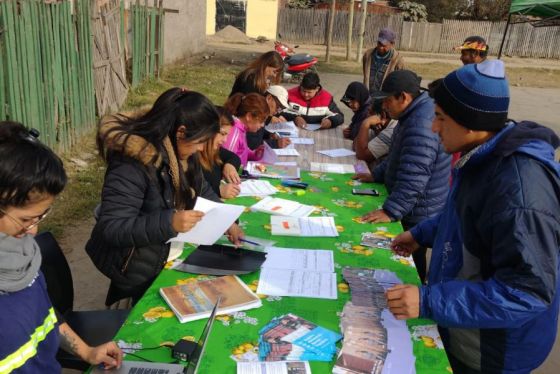 En Orán hubo una gran convocatoria de postulantes para las obras del barrio Libertad