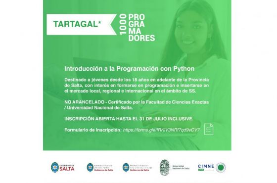 En Tartagal se abrieron las inscripciones para los cursos de programación hasta el 31 de Julio