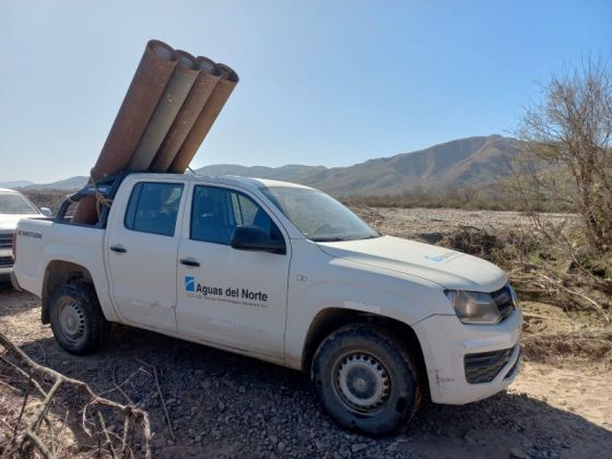 Trabajos en el río La Caldera para optimizar el abastecimiento de agua en el norte y macrocentro de la ciudad