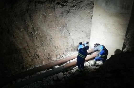 Continúan los trabajos en el río La Caldera para recuperar niveles en la cisterna El Huaico