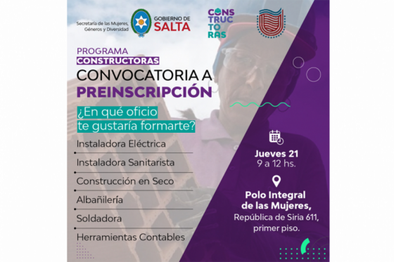 Preinscripciones abiertas para el programa 