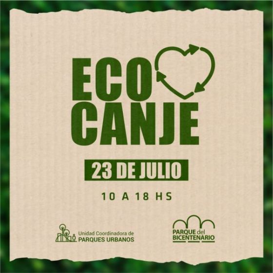 Jornada de Ecocanje en el Parque del Bicentenario