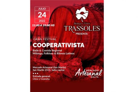 Festival de música, gourmet y vinos regionales en el Mercado Artesanal de Salta