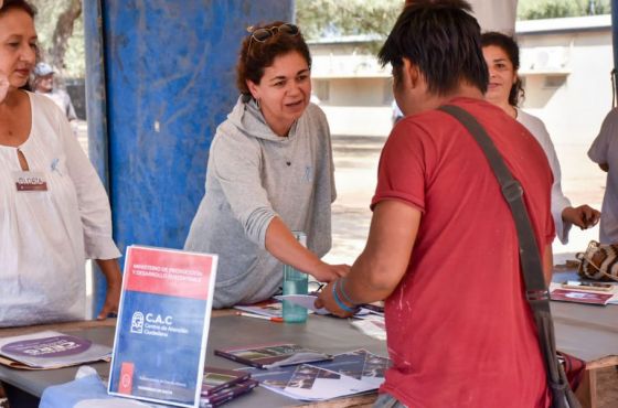 El Centro de Atención Ciudadana se instaló en Rosario de la Frontera y en La Candelaria